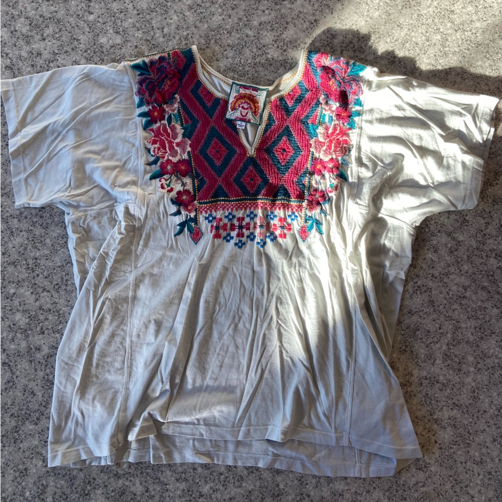 White johnny Was blouse